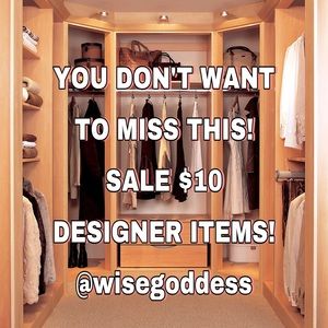 SALE!!! DESIGNER CLOSET